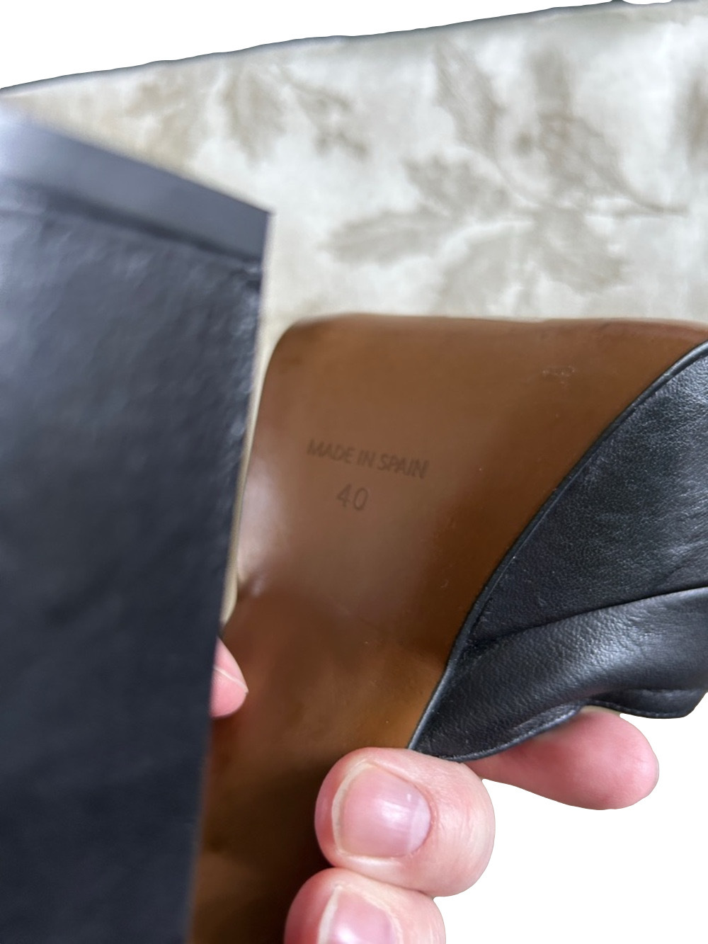 L’Intervalle Black Ankle-Strap Block Heel Pumps Size 40 - Picture 5 of 9